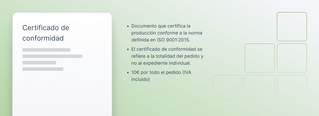 Certificado de conformidad