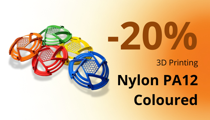 20% Off Nylon PA12 Coloured