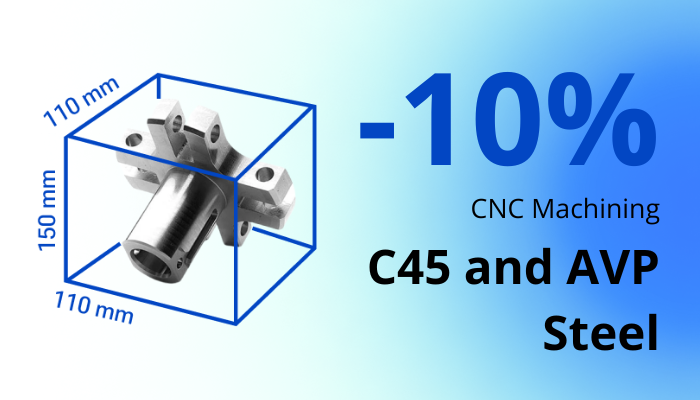 10% Off 11SMnPb and C45 Steel Standard