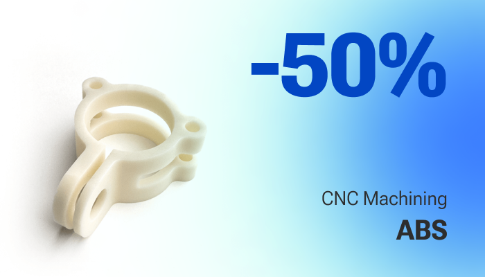 50% Nuovo ABS CNC