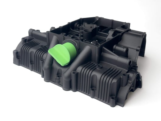 tapa motor pa12 nylon verde