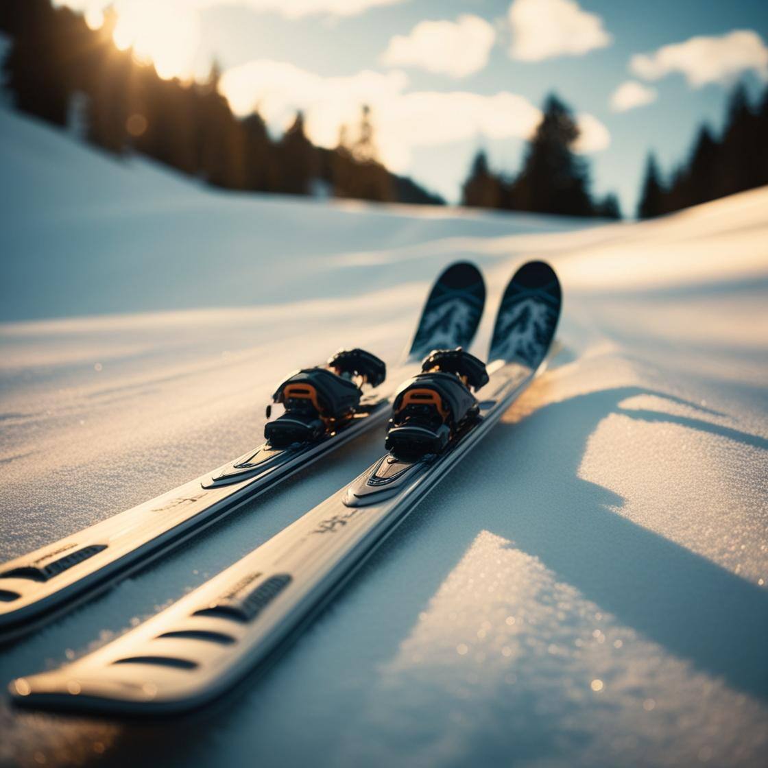 3D printed skis