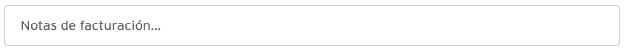 notas de facturación